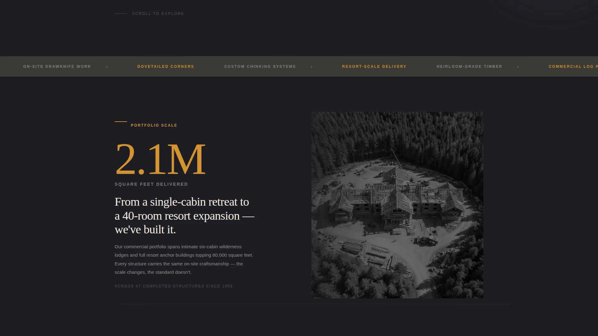 Log Home Builder Business Reviews Website Template