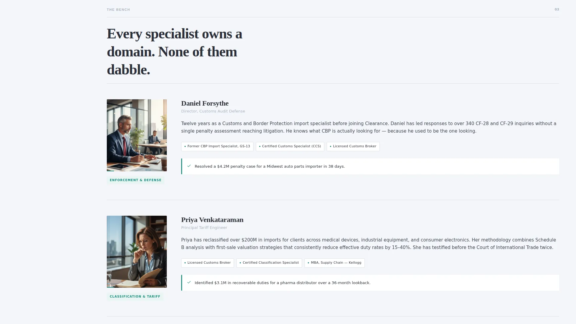 Logistics Consulting Specialist Booking Website Template