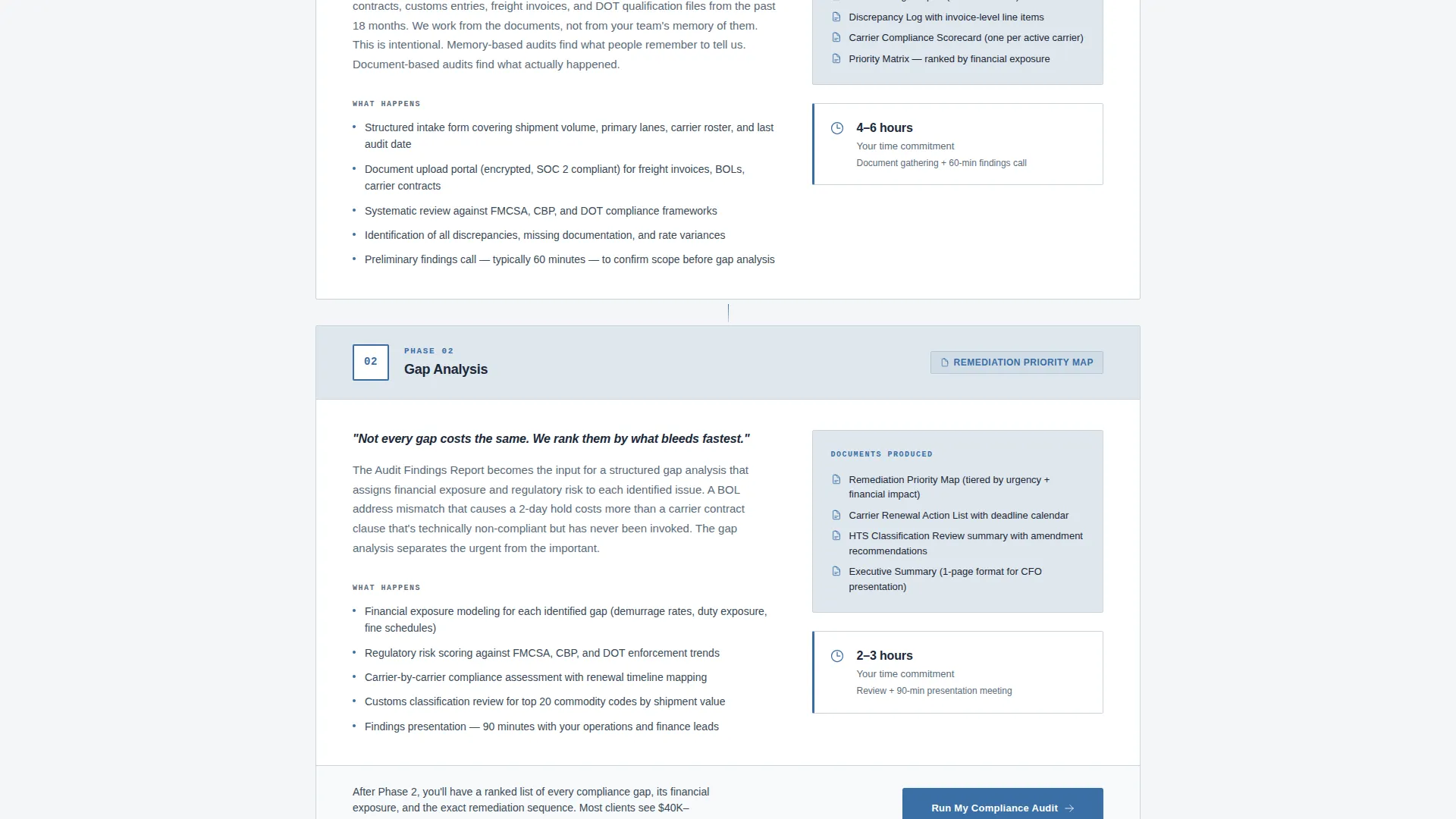 Logistics Consulting Booking Website Template