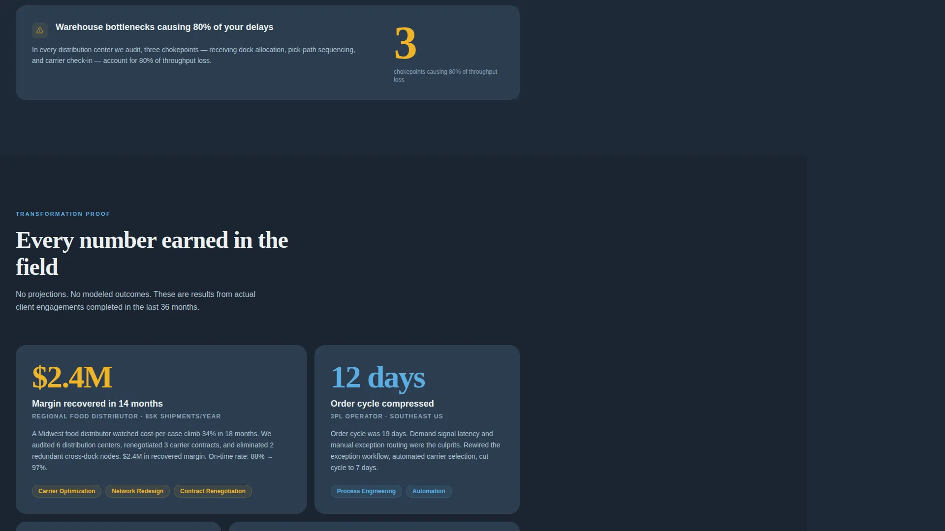 Logistics Consulting Careers Website Template