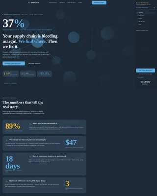 Logistics Consulting Careers Website Template