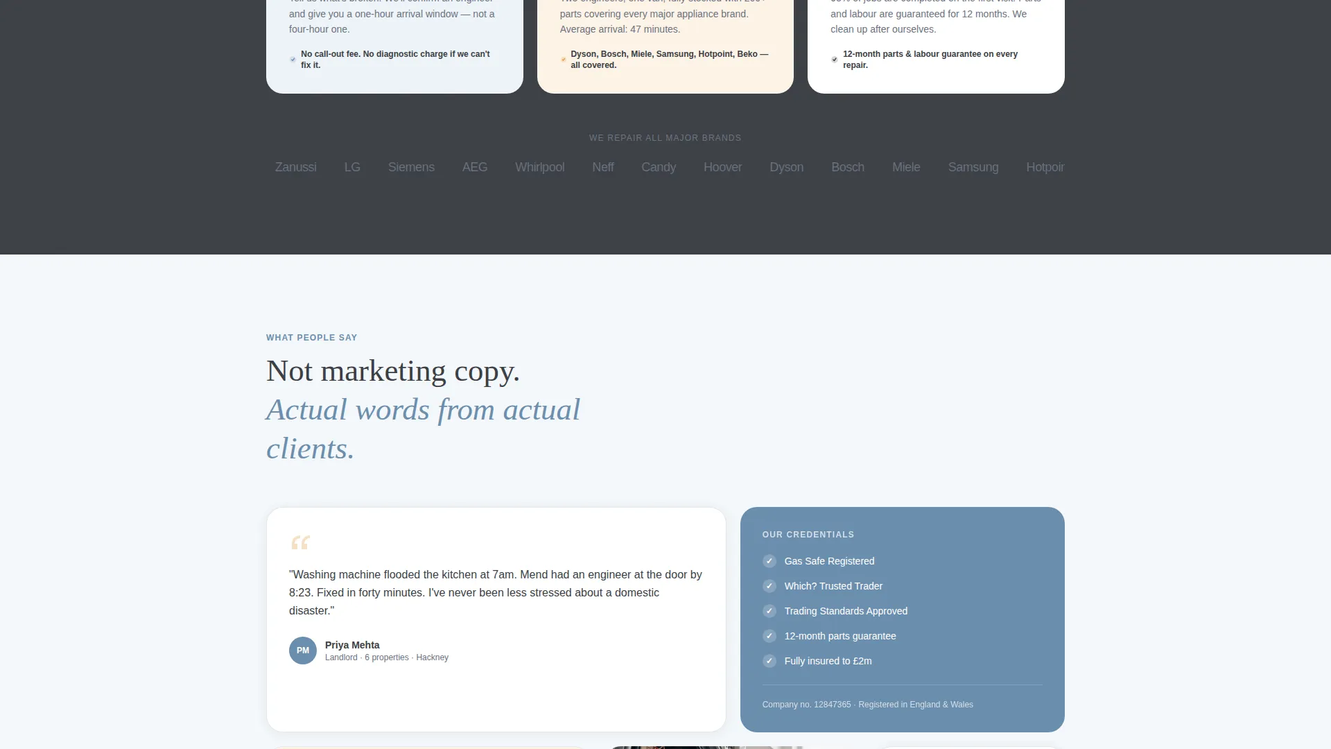 Trusted Appliancerepair | Free Website Template | Rocket