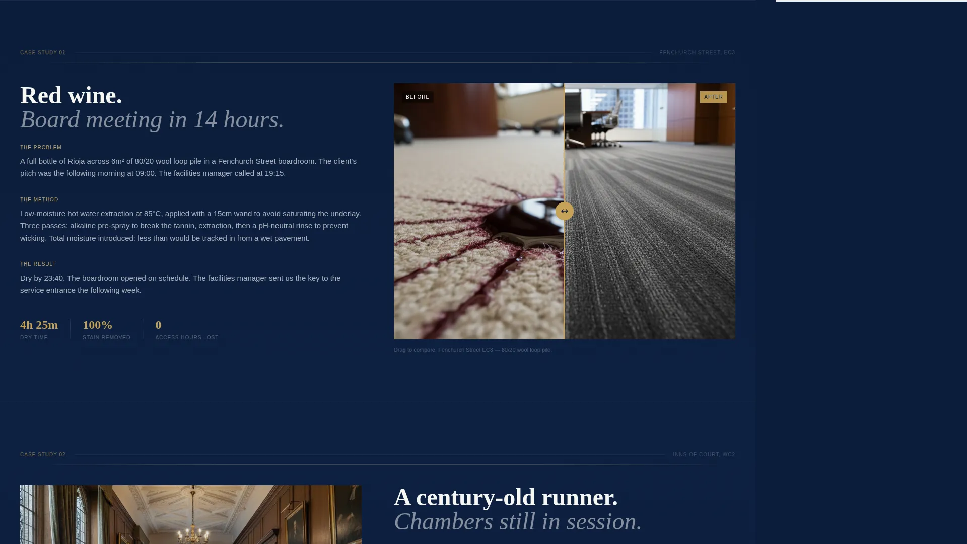 Executive Carpet Cleaning | Free Website Template | Rocket
