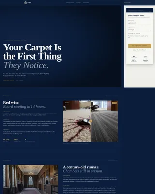 Executive Carpet Cleaning | Free Website Template | Rocket