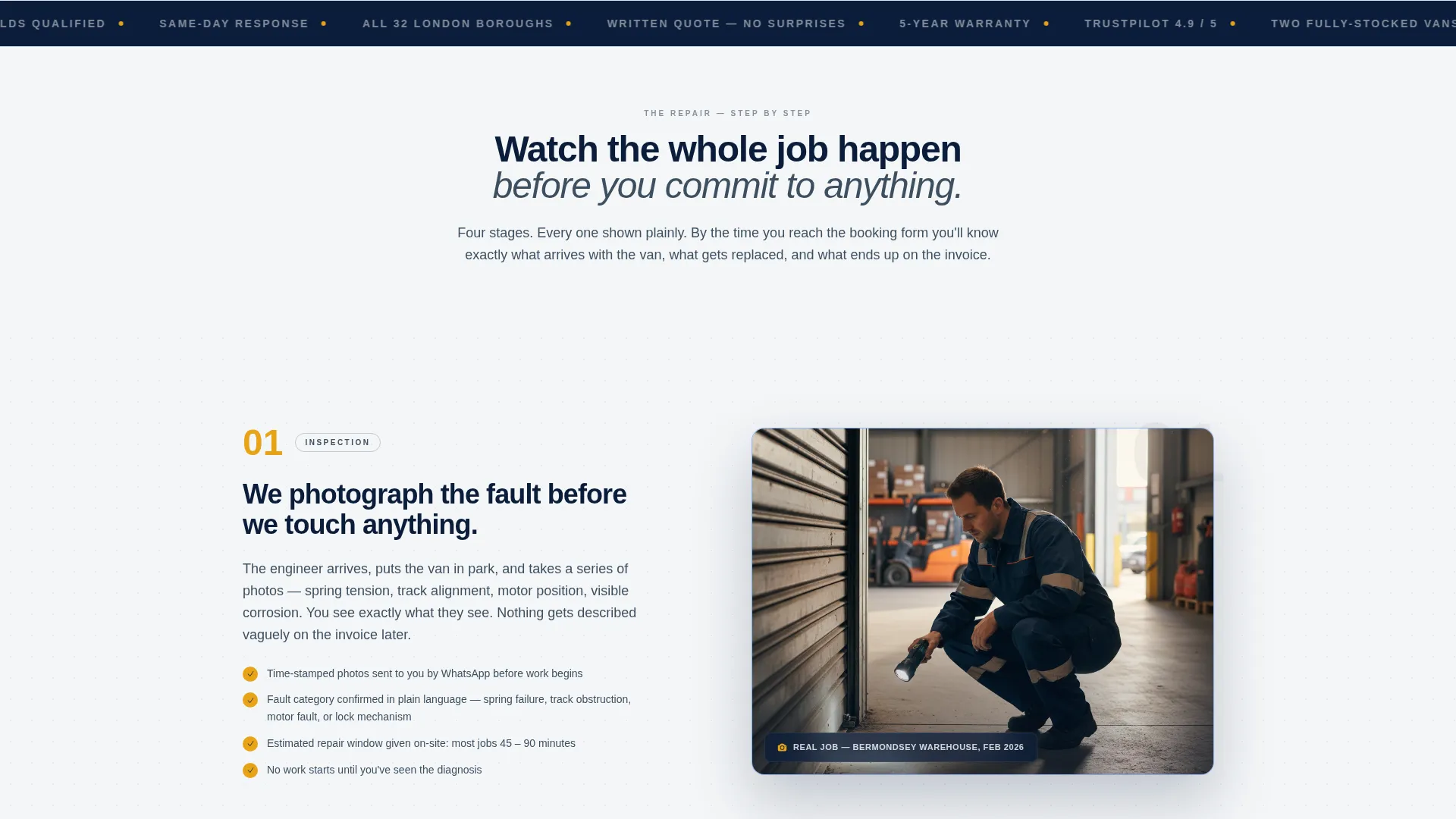Trusted Garagedoor | Free Website Template | Rocket