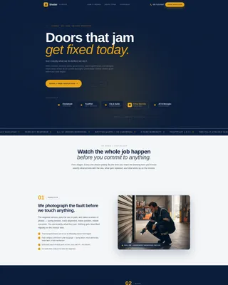Trusted Garagedoor | Free Website Template | Rocket