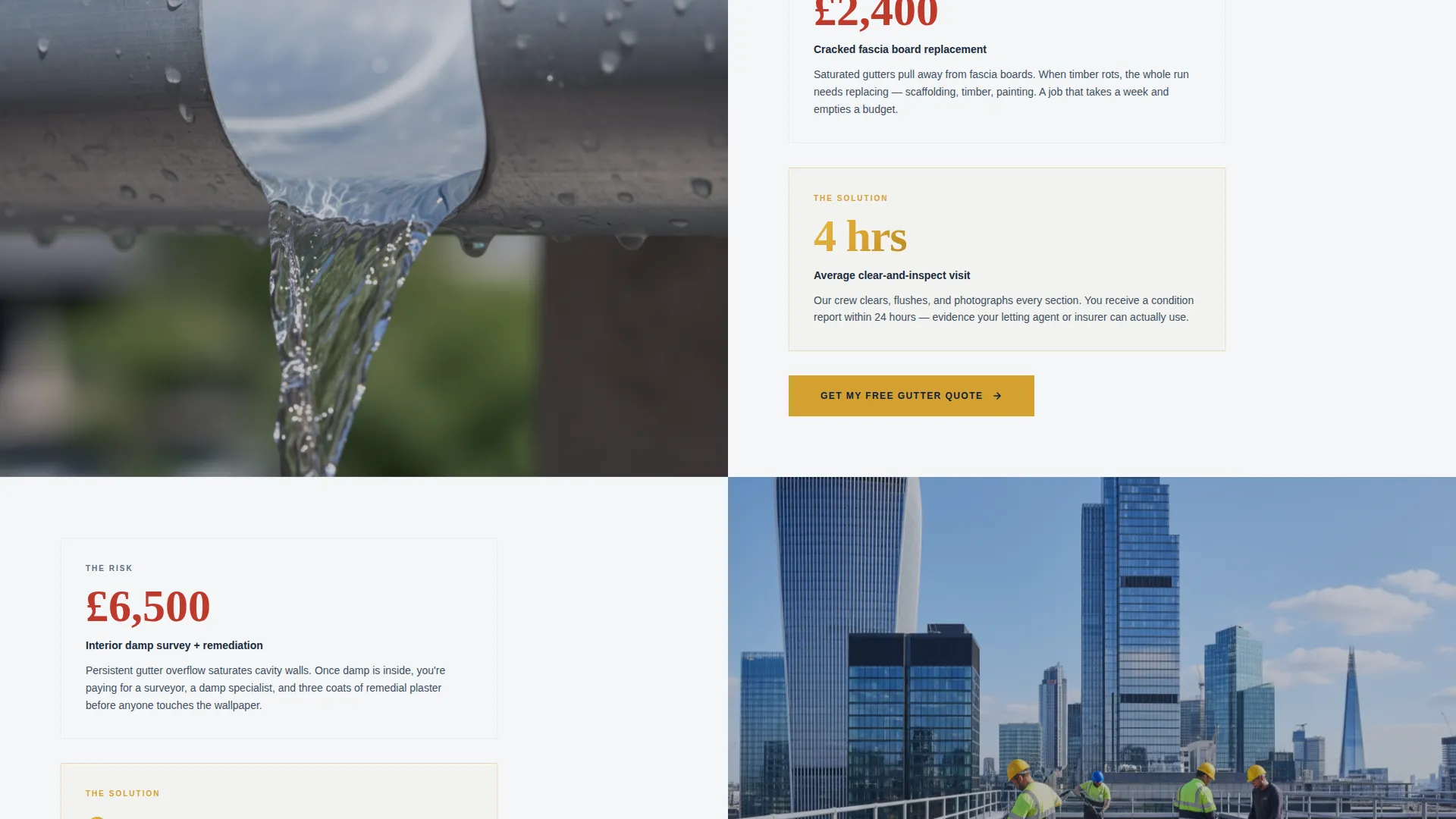 Authoritative London Services | Free Website Template | Rocket