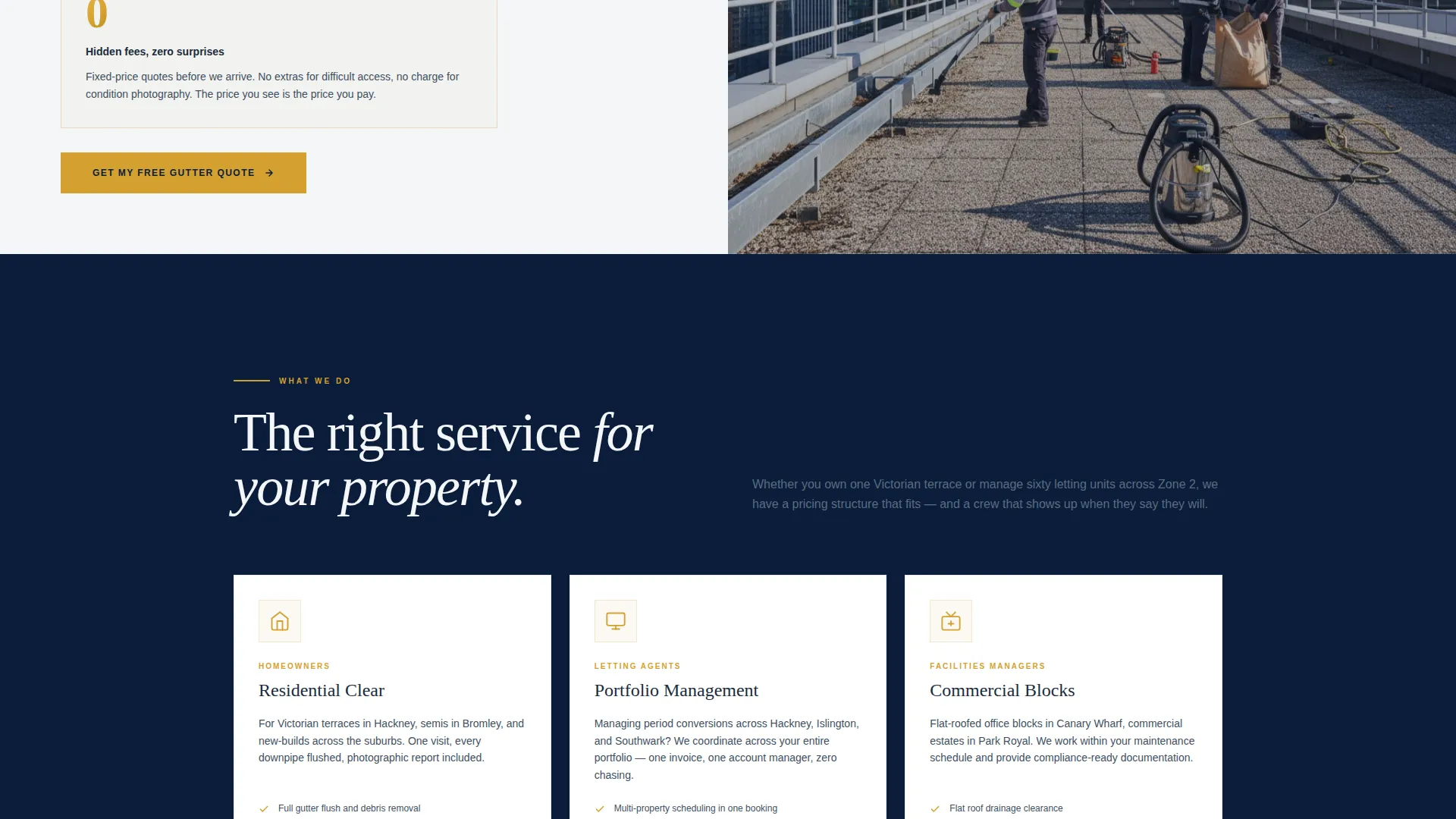 Authoritative London Services | Free Website Template | Rocket