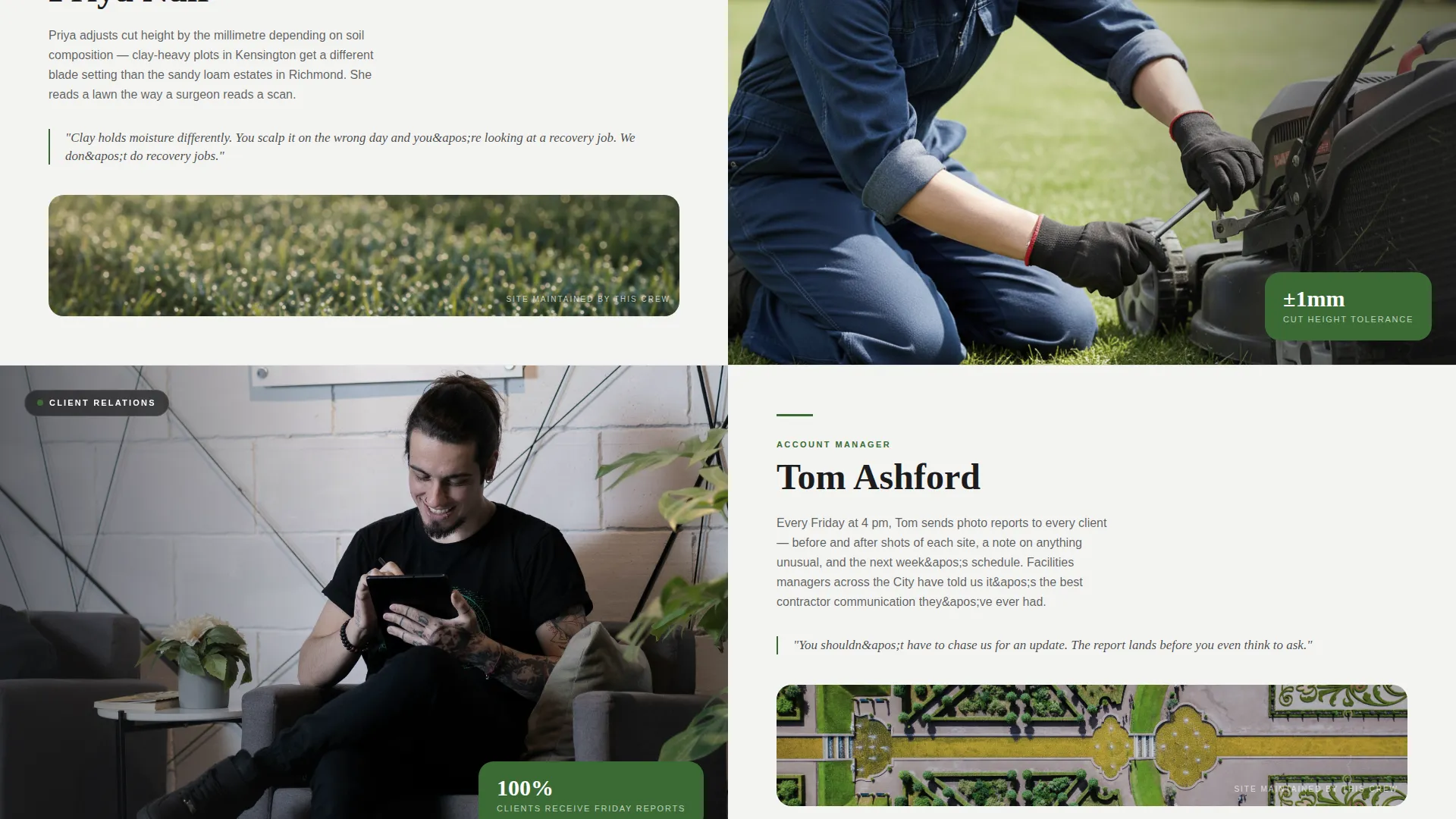 Precision Lawn | Free Website Template | Rocket