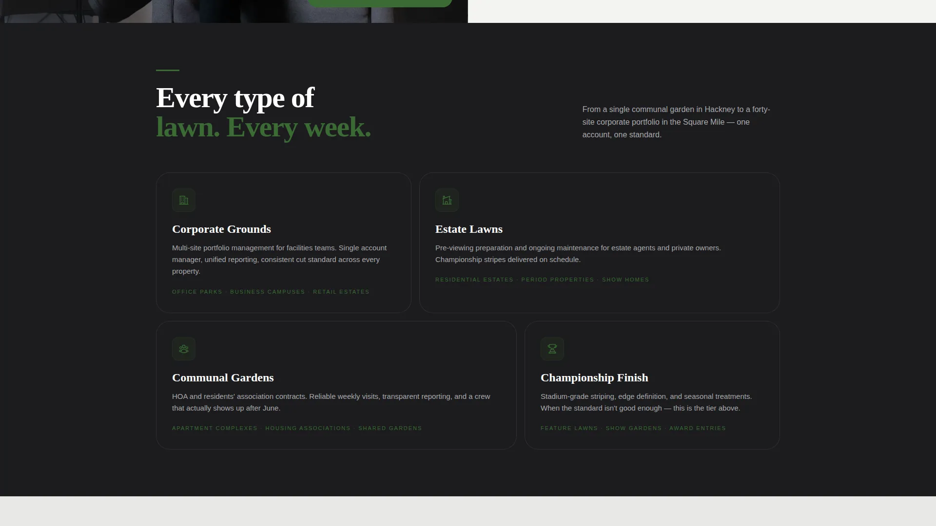 Precision Lawn | Free Website Template | Rocket