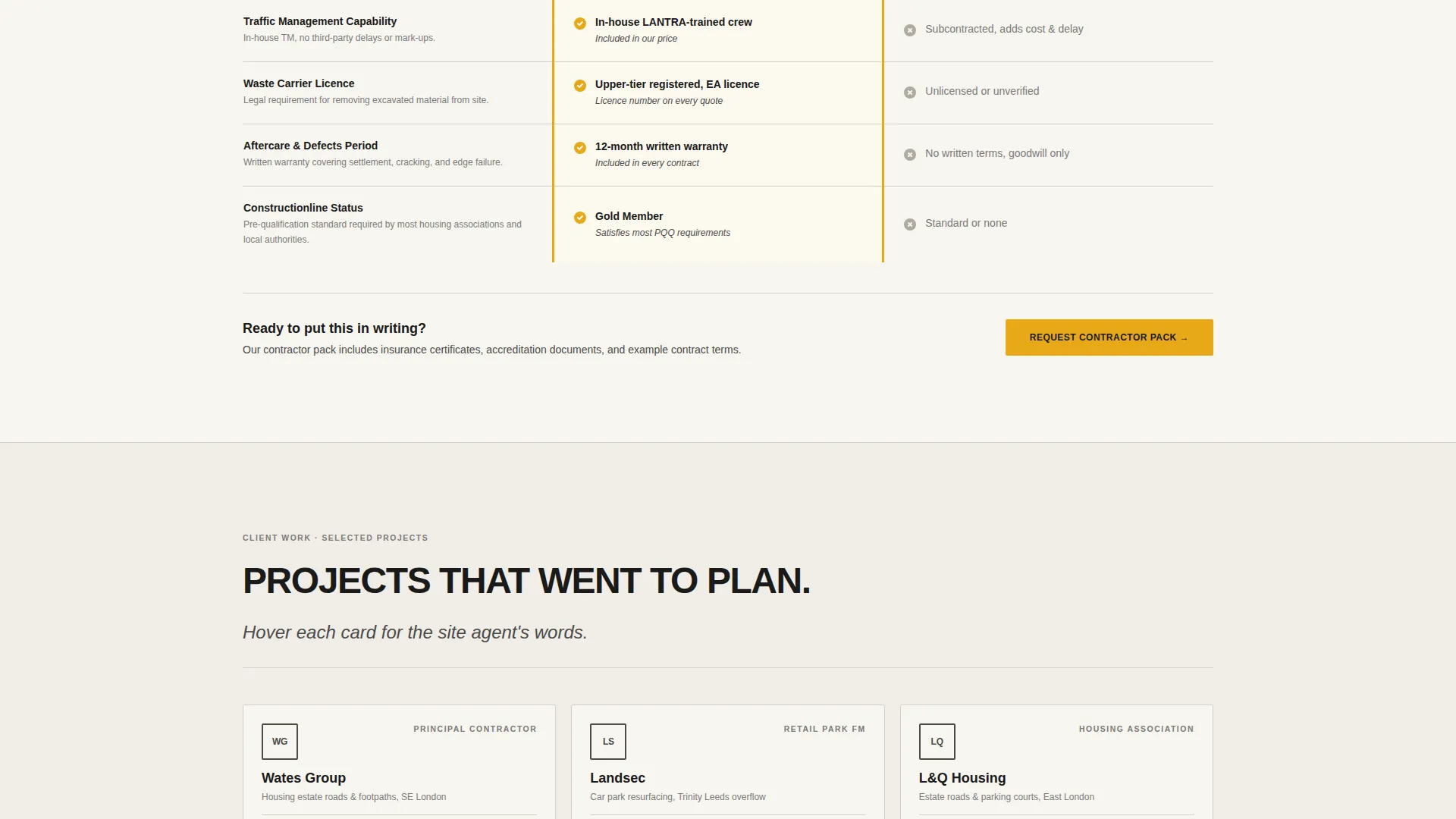 Authoritative Contractor | Free Website Template | Rocket