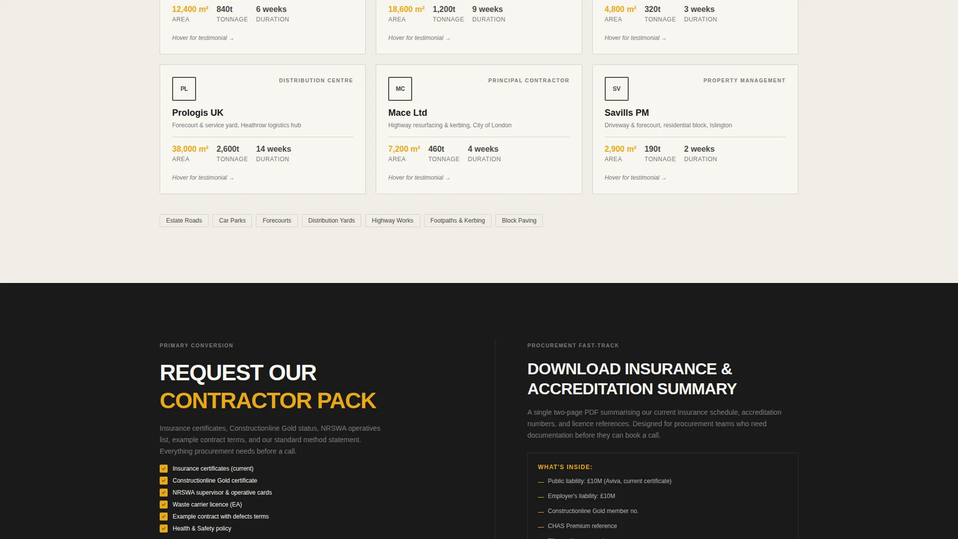 Authoritative Contractor | Free Website Template | Rocket
