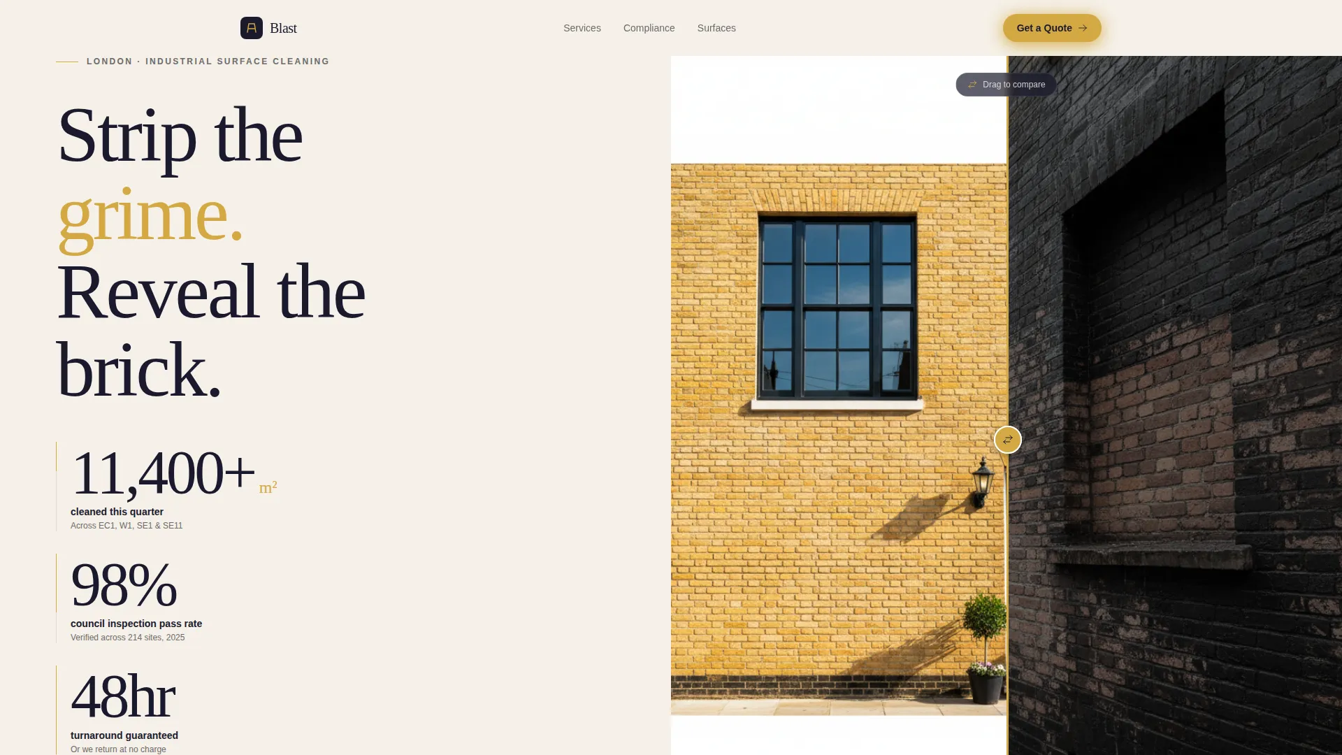 Trusted Exterior Cleaning | Free Website Template | Rocket