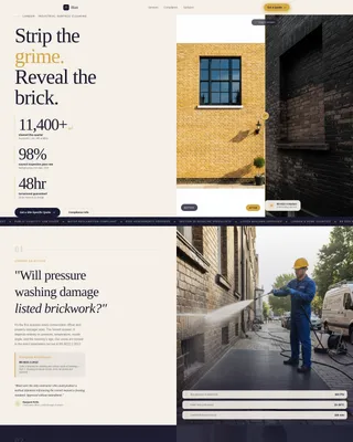 Trusted Exterior Cleaning | Free Website Template | Rocket