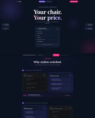 Beauty & Salon Digital Presence Cost Calculator Website Template
