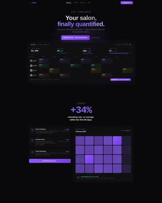 Beauty & Salon Digital Presence Specialist Professional Website Template