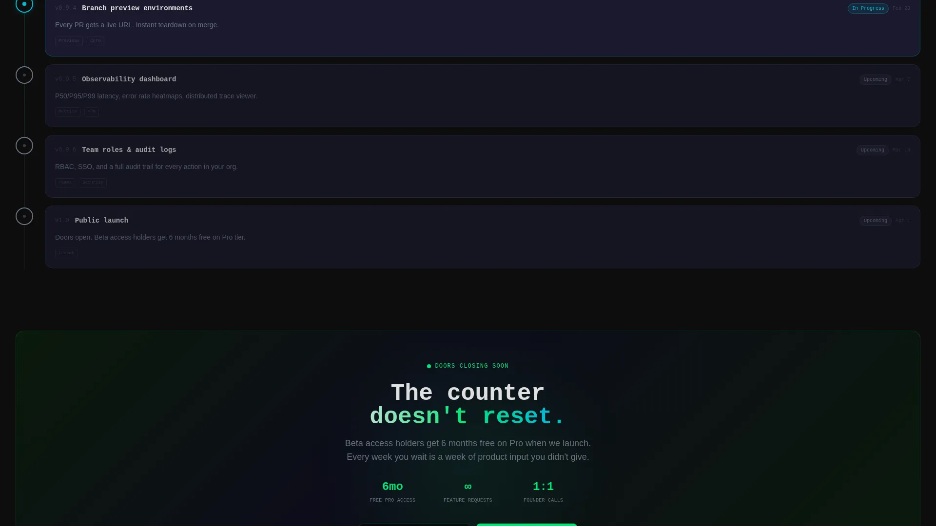 Program Landing Page Template - Bento Grid Launch