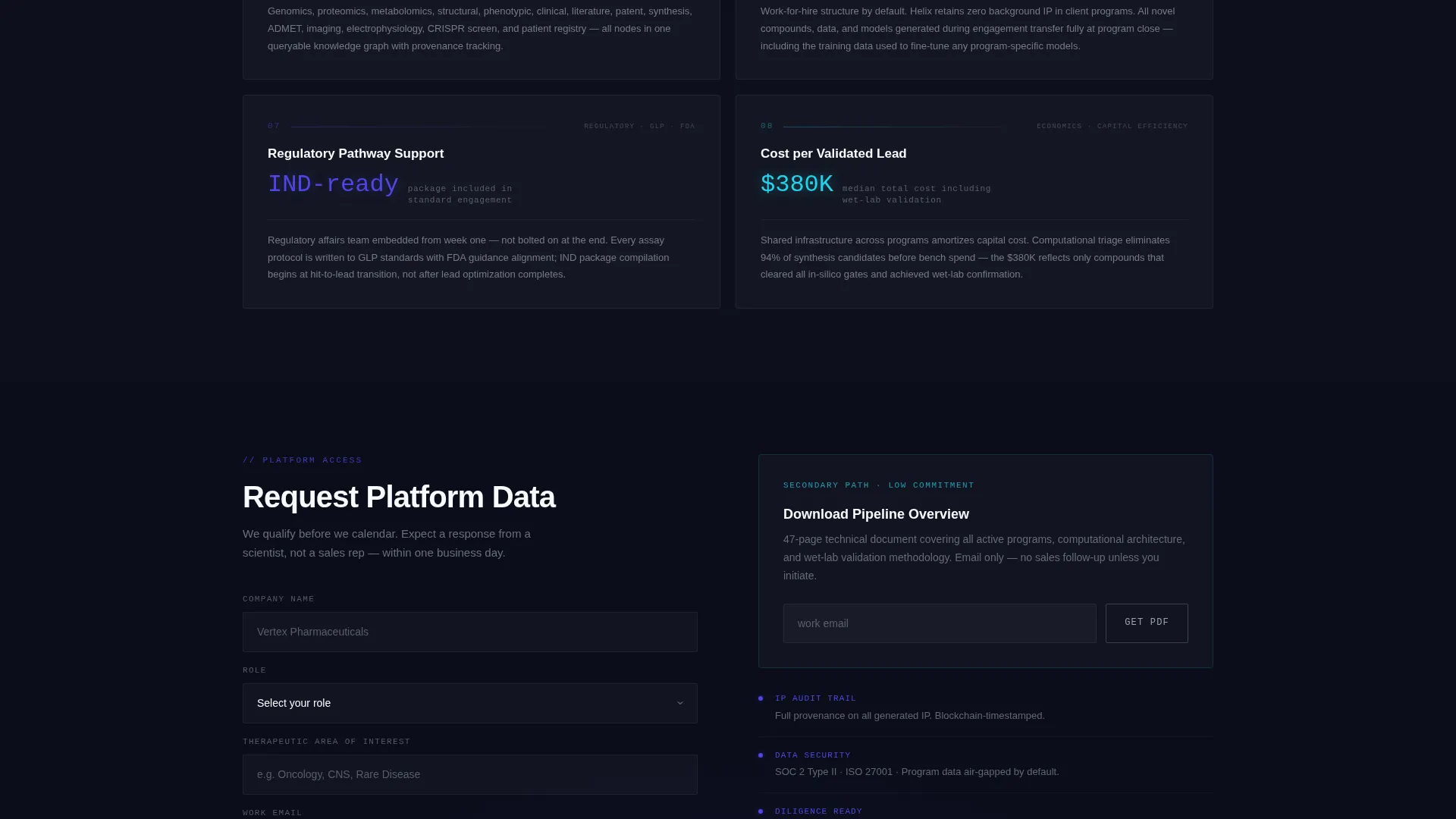 Biotech Startup Professional Website Template