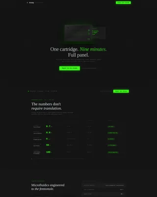 Biotech Pre-Seed Startup Landing Page Template