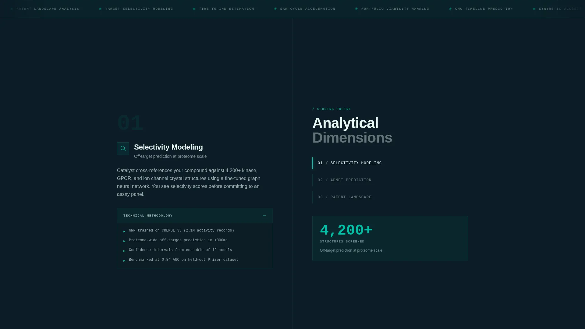 Biotech Landing Page Template for Seed-Stage Platforms