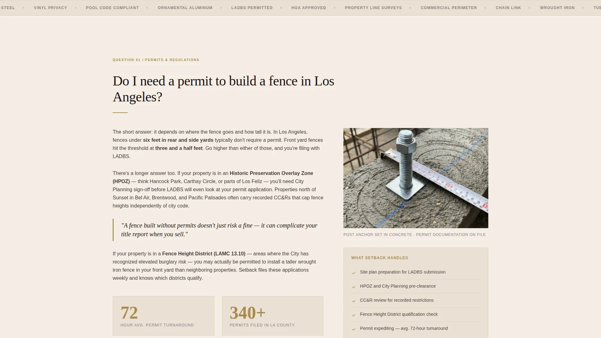 Authoritative Fencing | Free Website Template | Rocket