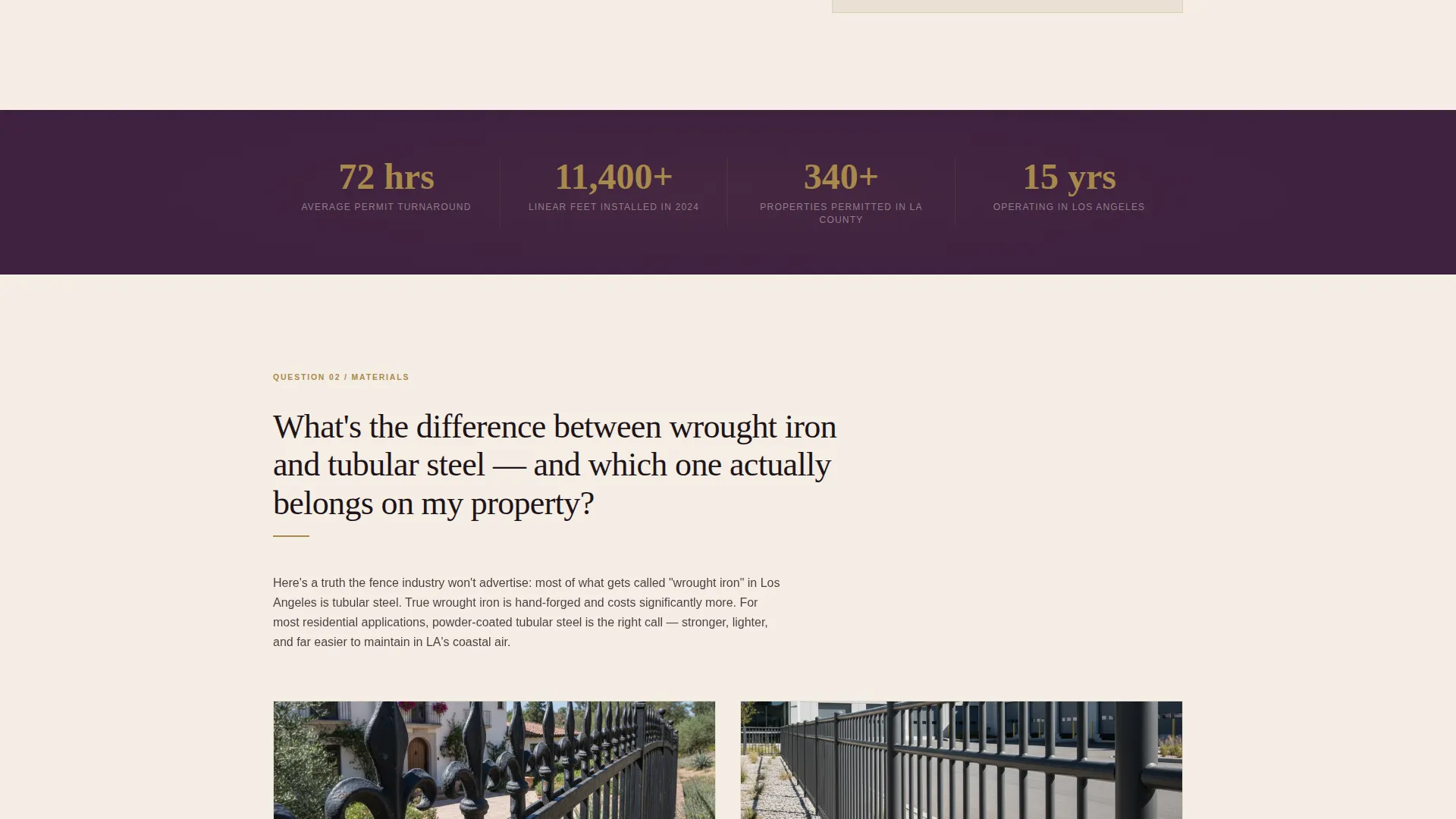 Authoritative Fencing | Free Website Template | Rocket