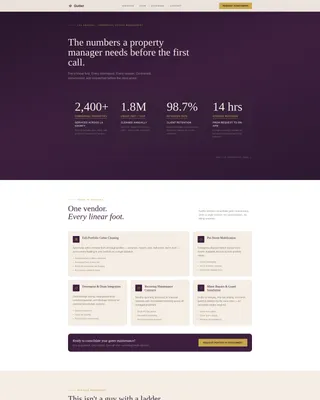 Authoritative Gutter | Free Website Template | Rocket
