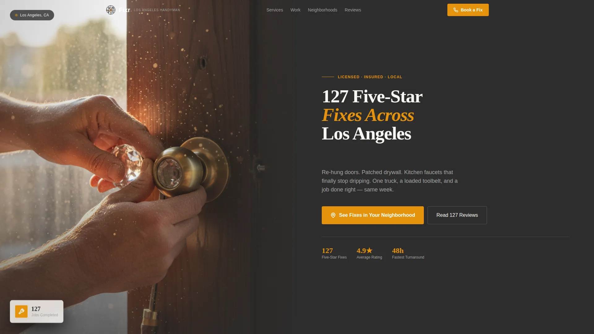 Proven Home Repair | Free Website Template | Rocket