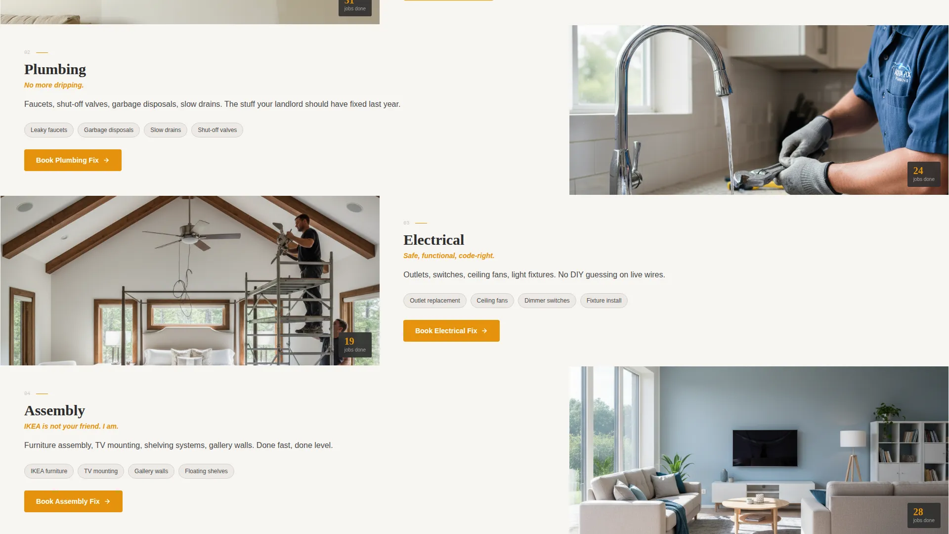 Proven Home Repair | Free Website Template | Rocket