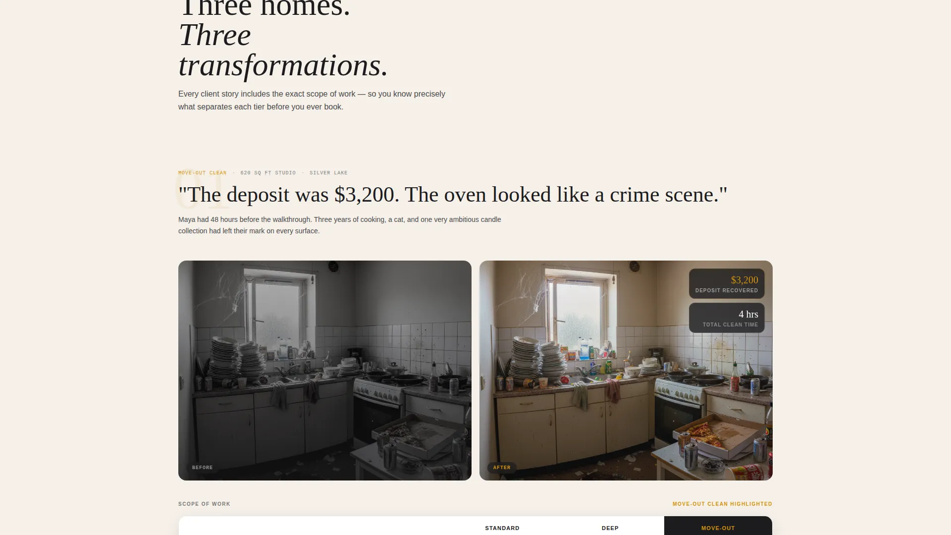 Editorial Housecleaning | Free Website Template | Rocket