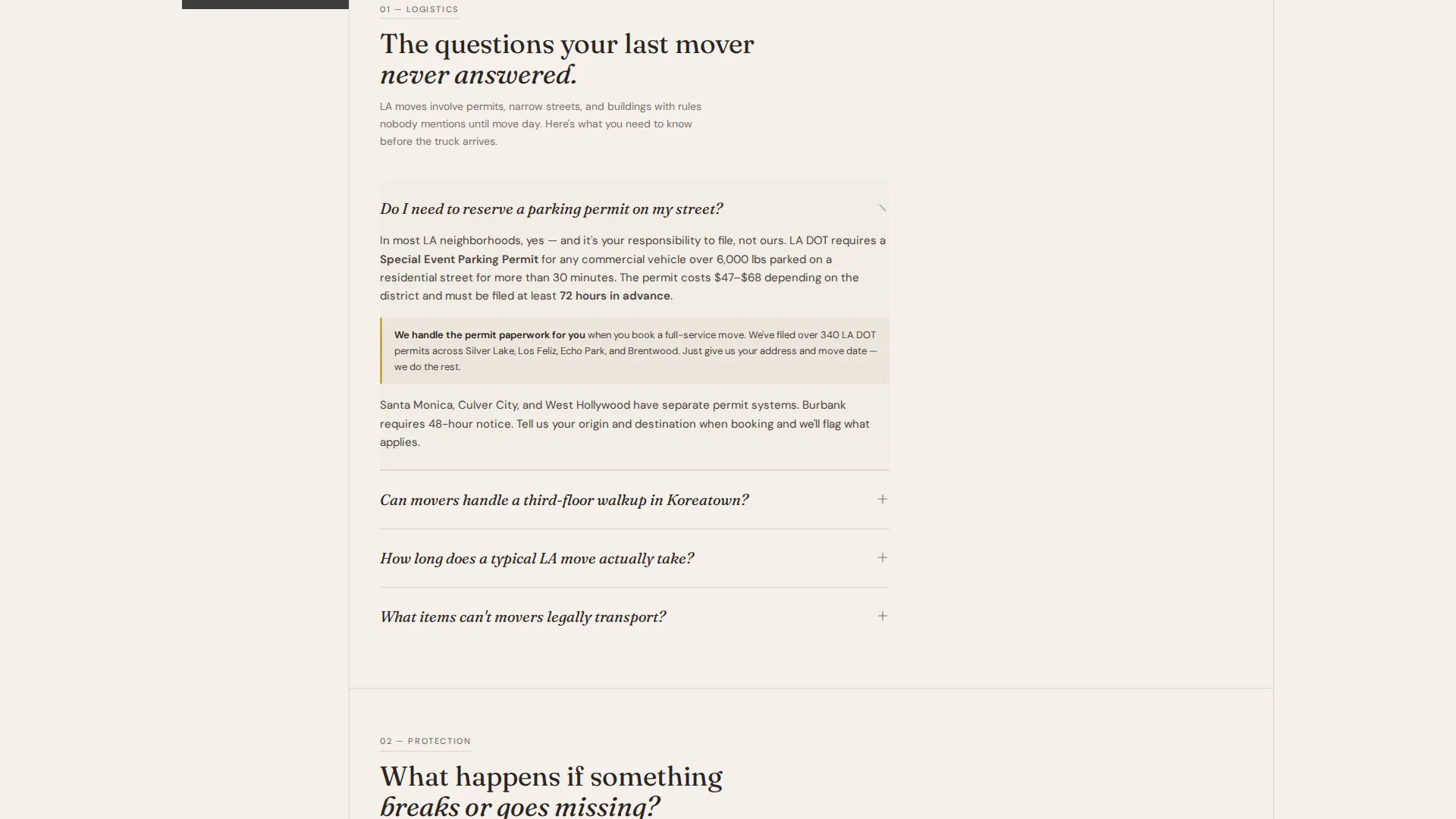 Licensed Long-Distance Moving | Free Website Template | Rocket