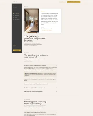 Licensed Long-Distance Moving | Free Website Template | Rocket