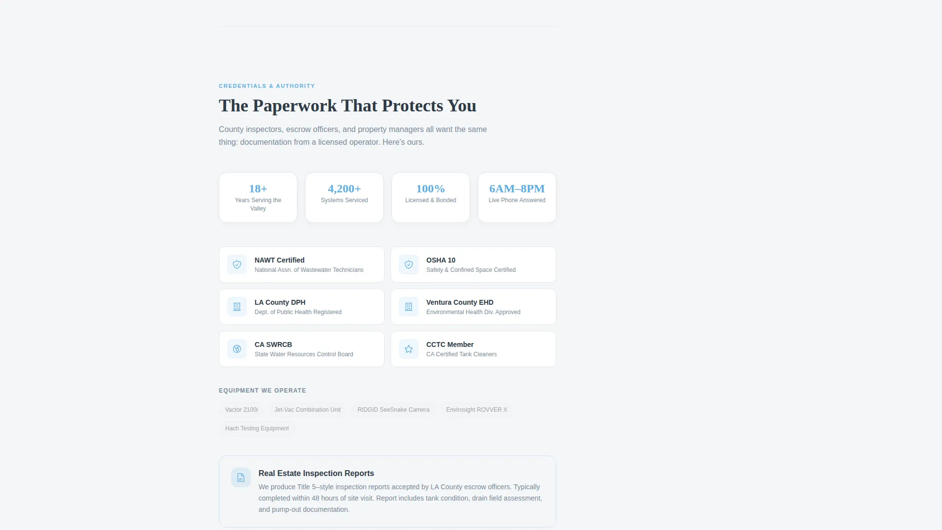 Trusted Inspection | Free Website Template | Rocket