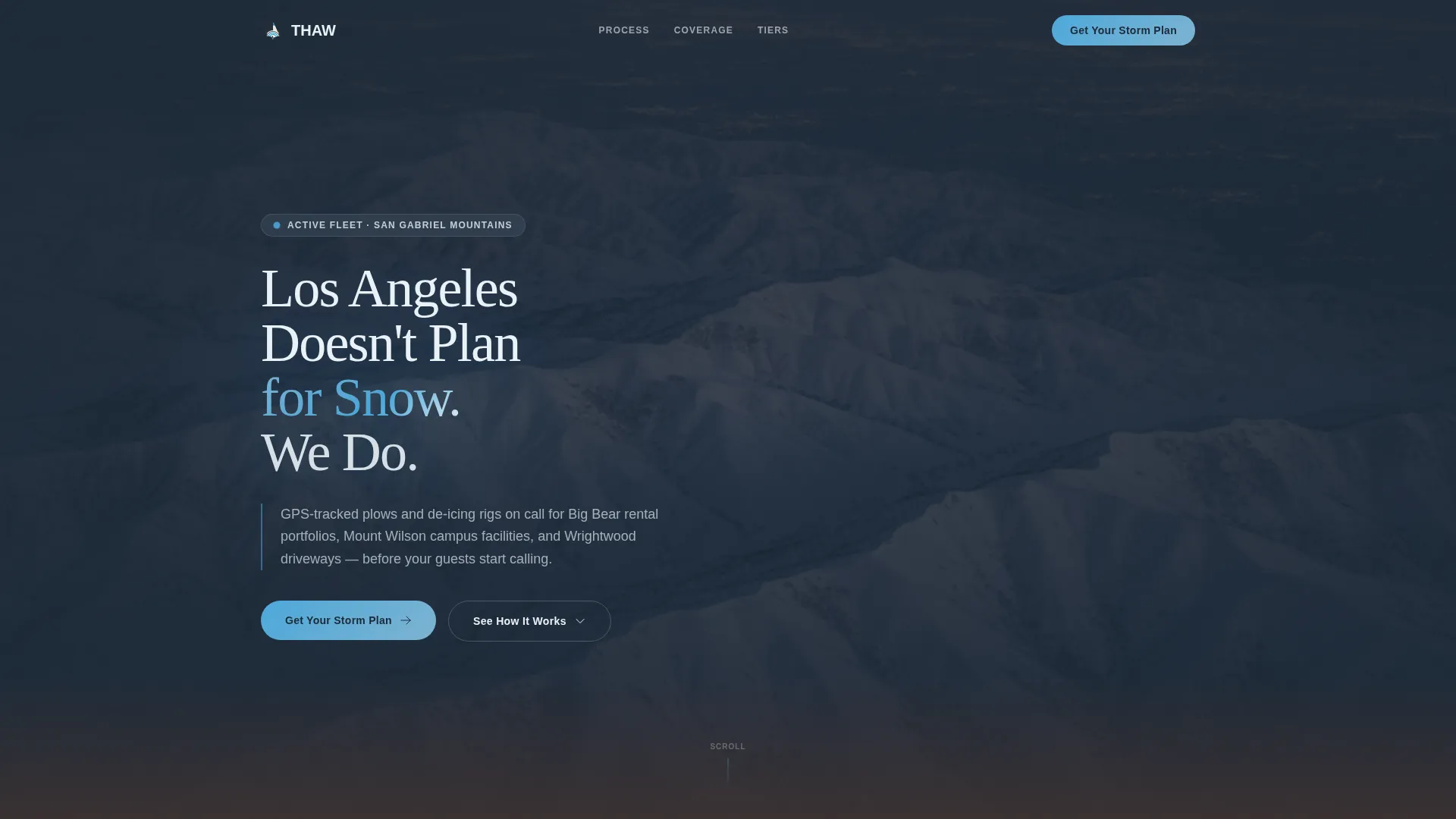 Elite Snow Removal | Free Website Template | Rocket