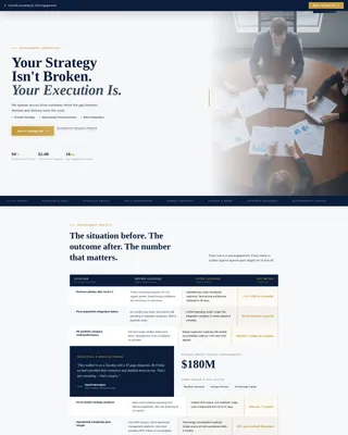 Consulting & Advisory Reviews Website Template
