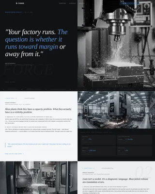 Precision Metal Fabrication Landing Page Template