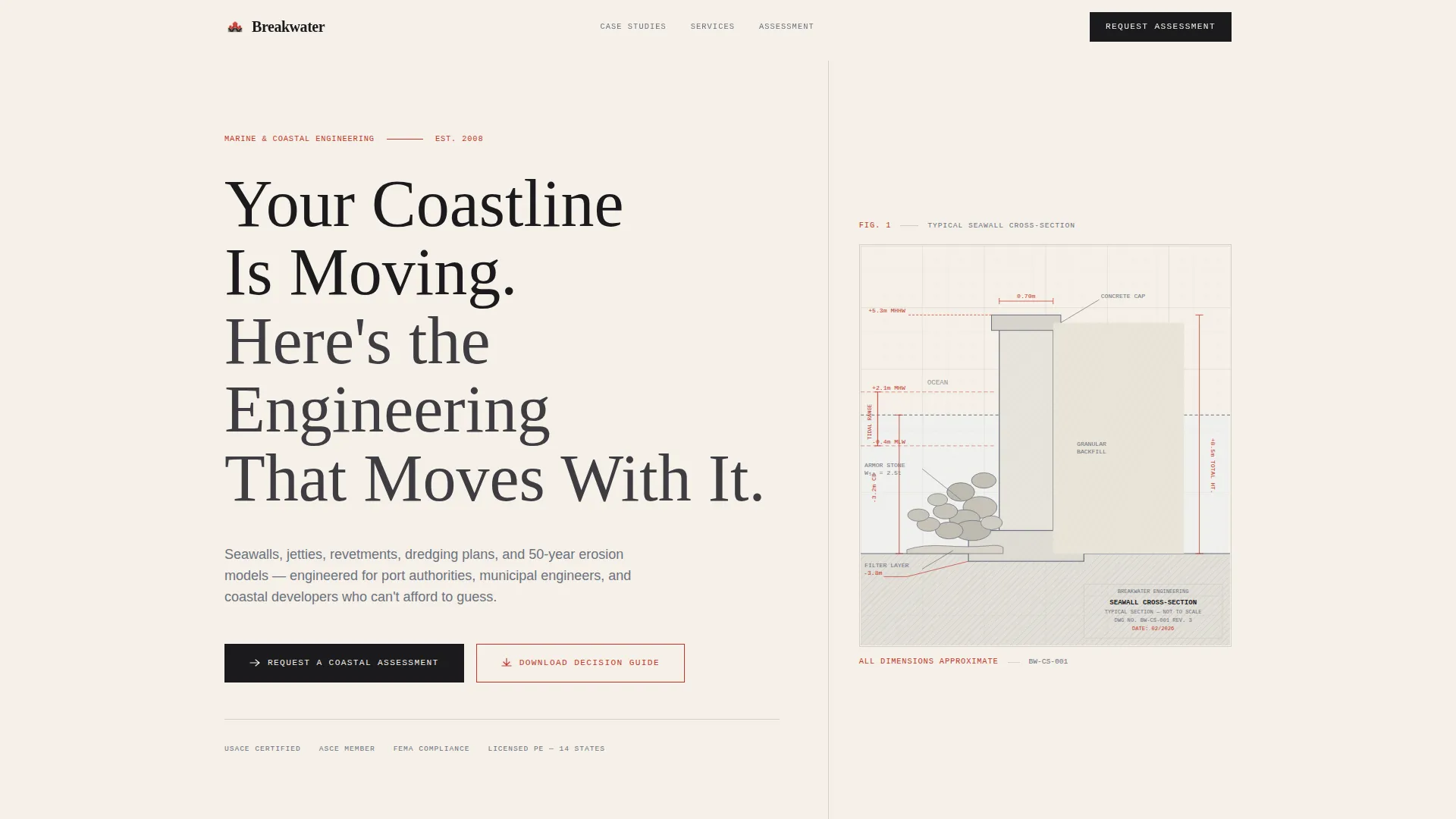 Engineering Consulting Portfolio Website Template