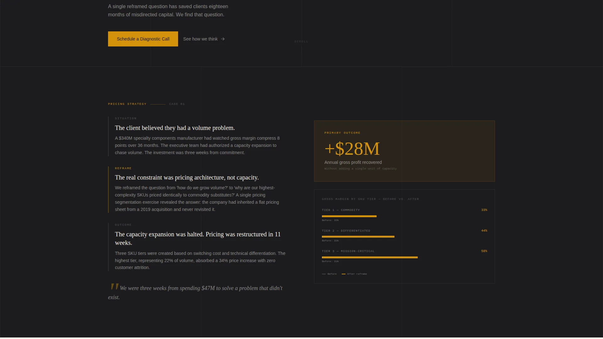 Management Consulting Booking Website Template