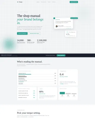 Mechanic Resource Partnership Landing Page Template