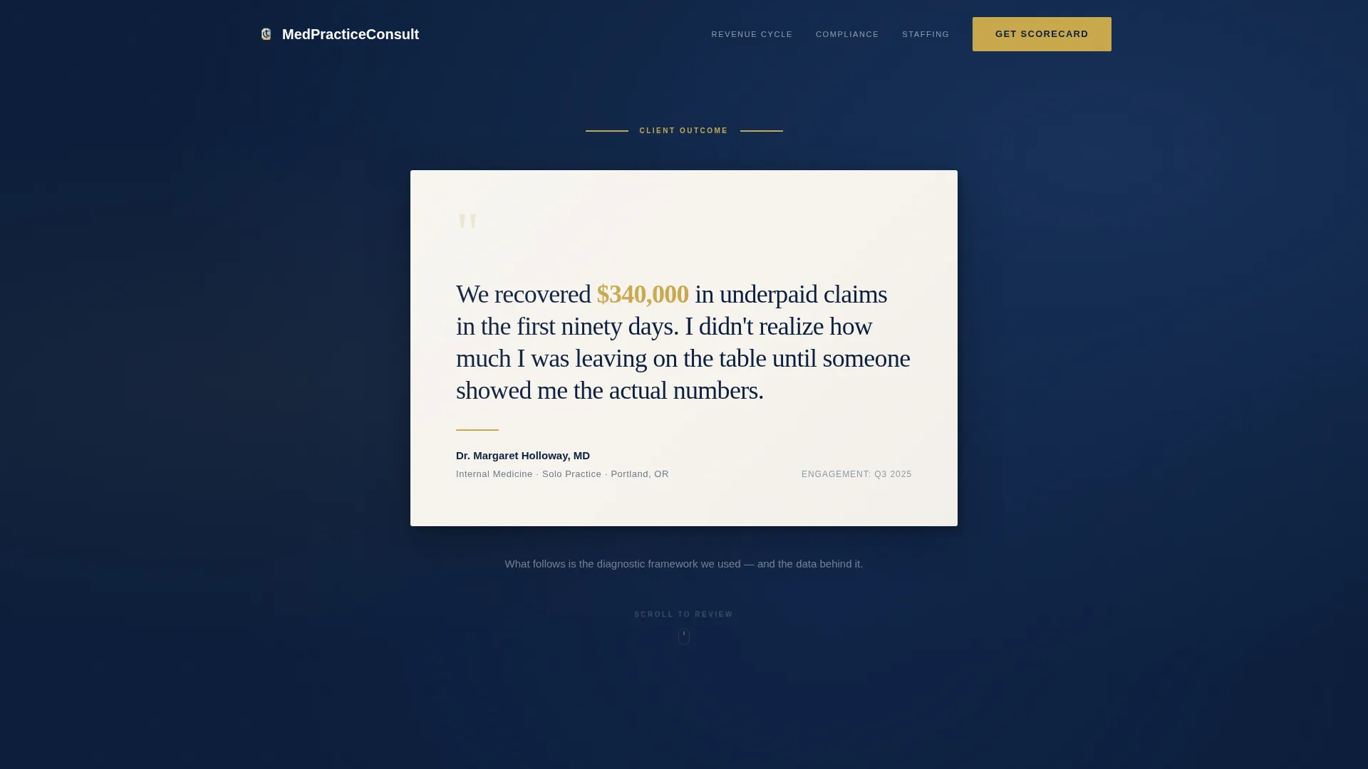 Healthcare Consulting Booking Website Template