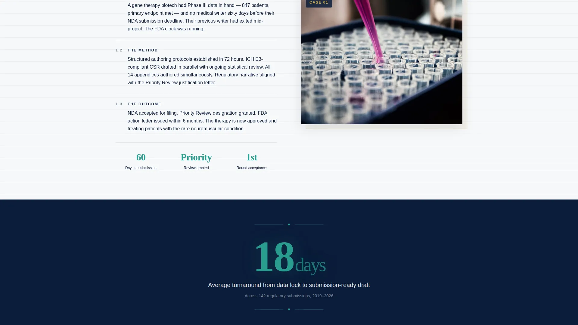 Medical Writer Professional Website Template
