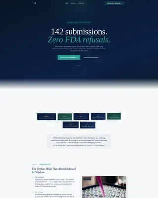 Medical Writer Professional Website Template