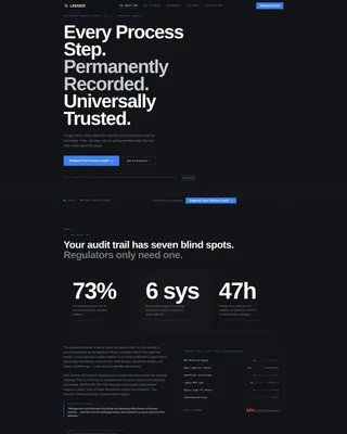 Blockchain-Based Enterprise Software Privacy Policy Website Template