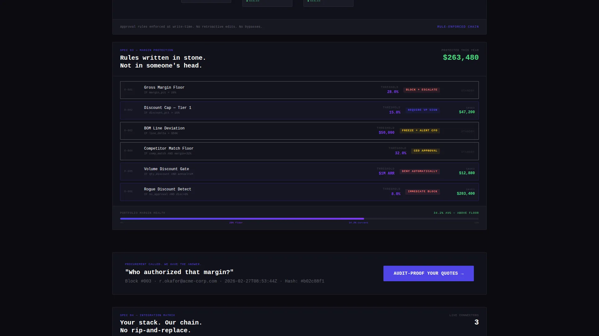 Blockchain-Based Enterprise Software Pricing Website Template