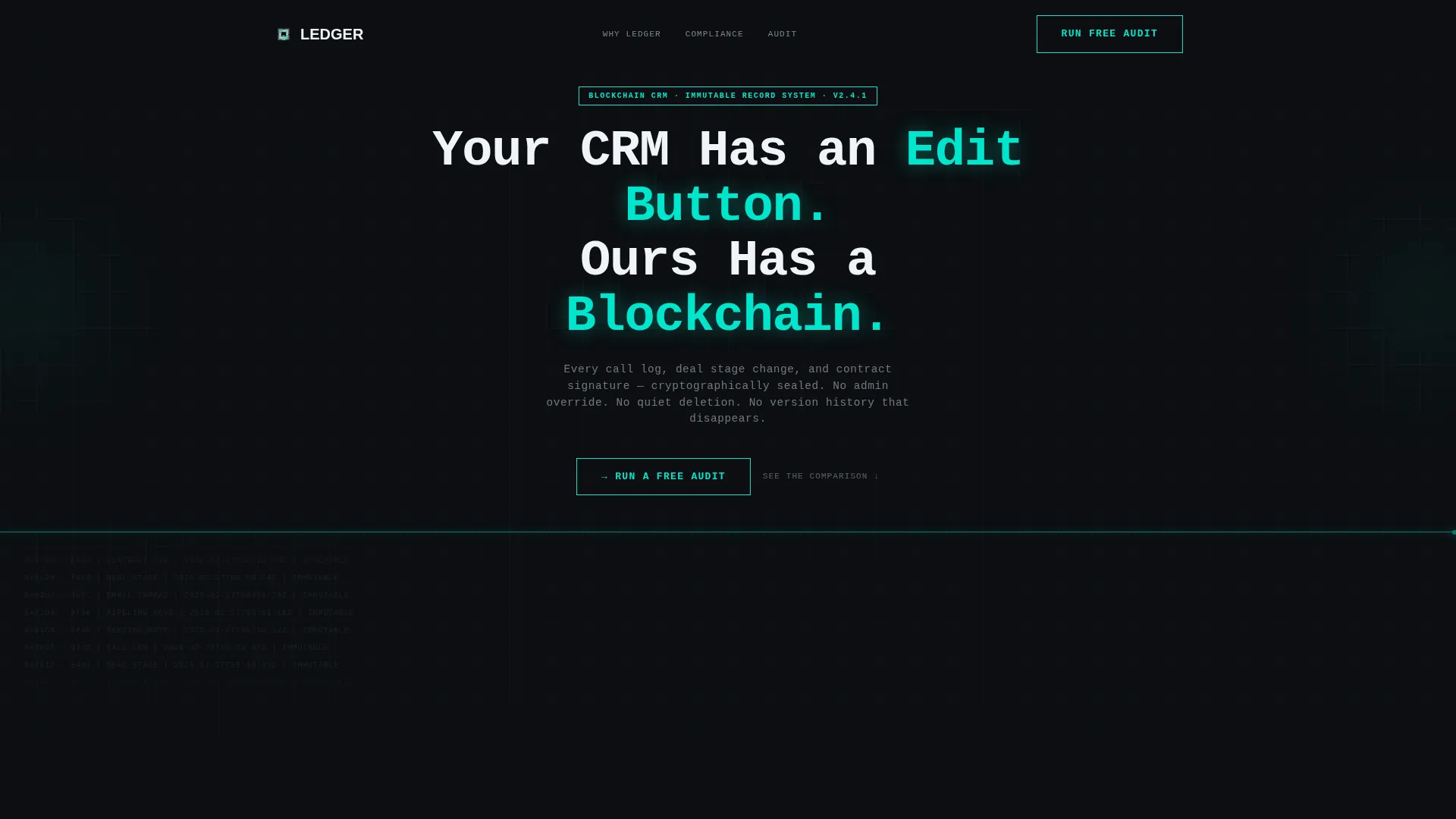 Blockchain-Based Enterprise Software Privacy Policy Website Template