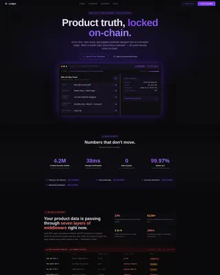 Blockchain-Based Enterprise Software Booking Confirmation Website Template