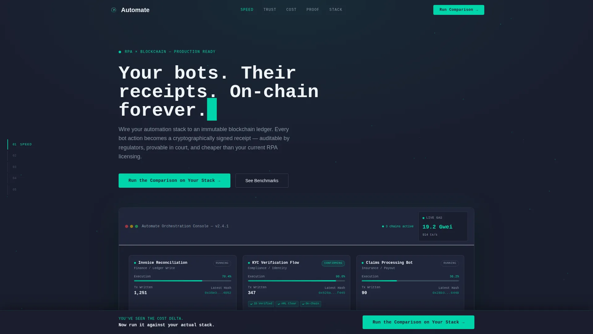 Blockchain-Based Enterprise Software Professional Website Template