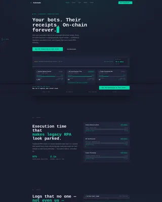 Blockchain-Based Enterprise Software Professional Website Template