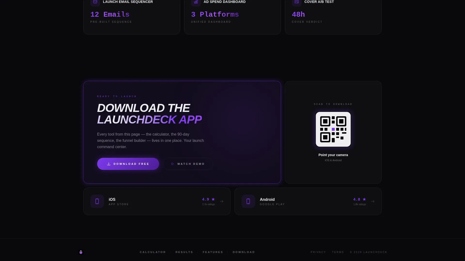 Book & Course Launch Landing Page Template