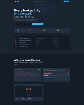 Broken Link Checker Landing Page Template